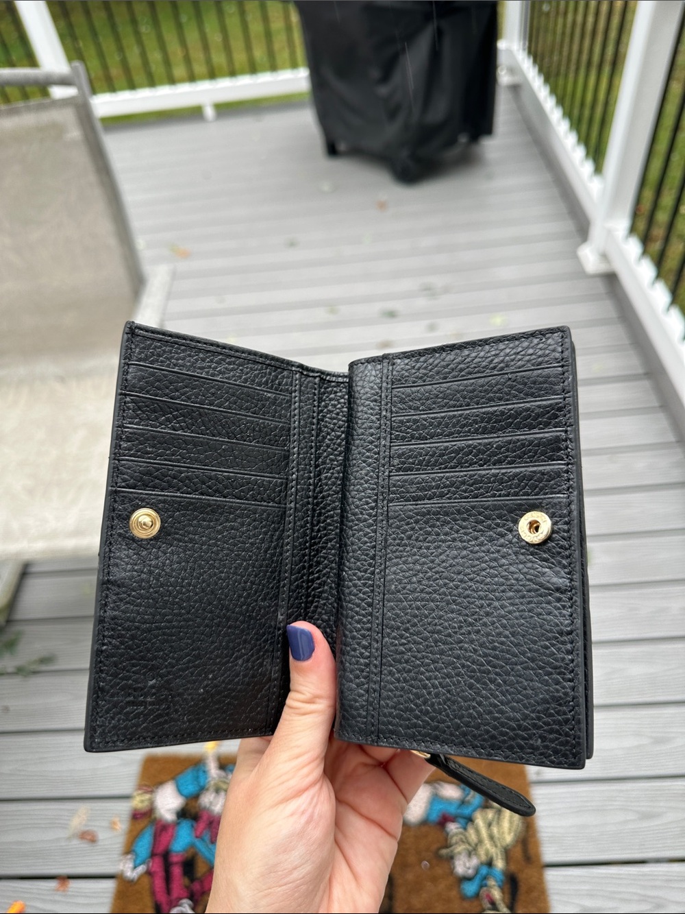 Gucci Black Embossed GG Leather Wallet - Picture 10 of 15